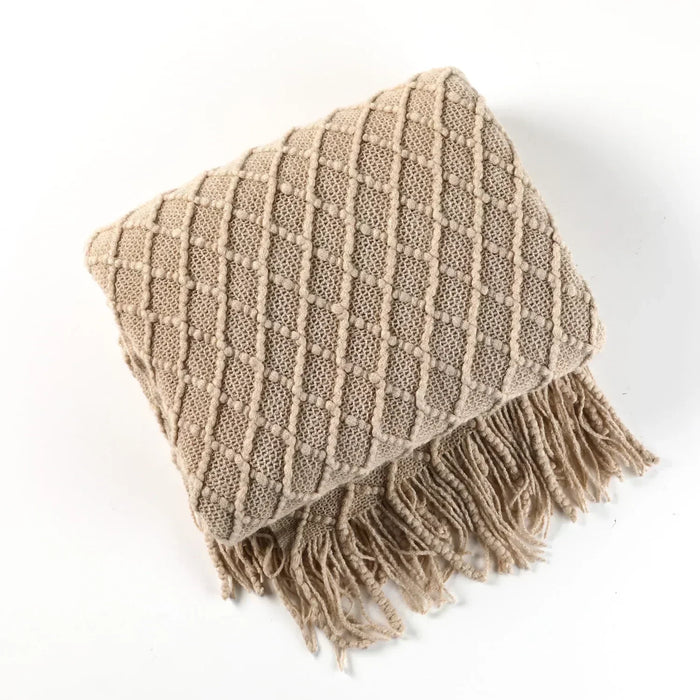 Plushridge™ Chunky Knit Throw Blanket with a Soft Cashmere-Like Feel