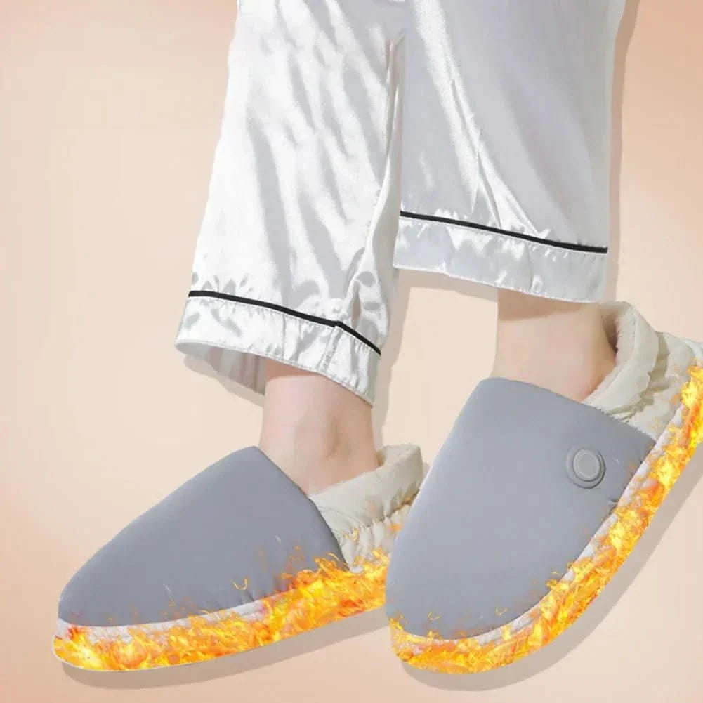 Plushridge™ Electric Heated Slippers with 3 Warmth Settings