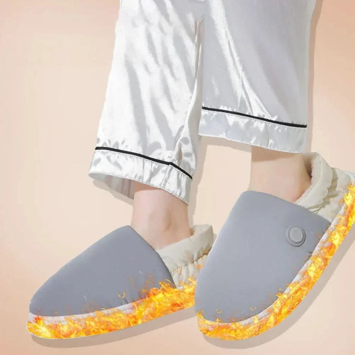 Plushridge™ Electric Heated Slippers with 3 Warmth Settings