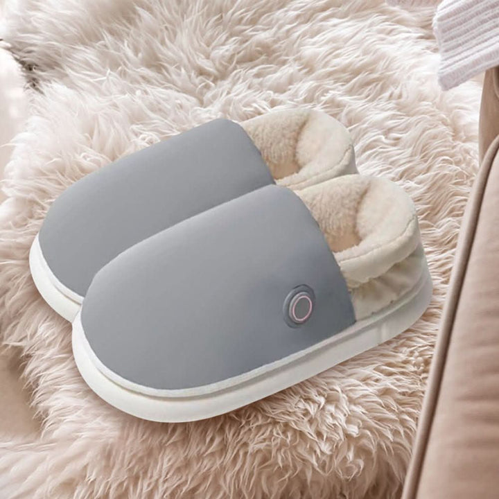 Plushridge™ Electric Heated Slippers with 3 Warmth Settings