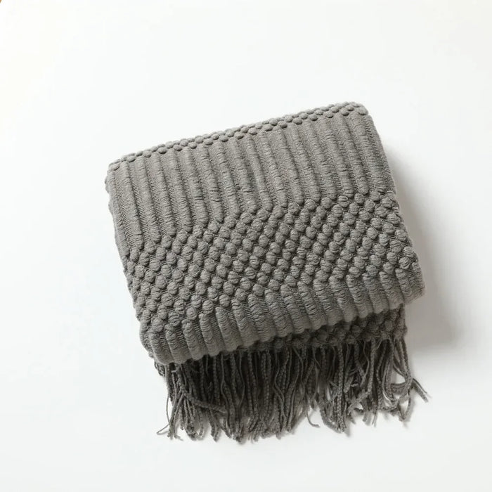 Plushridge™ Chunky Knit Throw Blanket with a Soft Cashmere-Like Feel