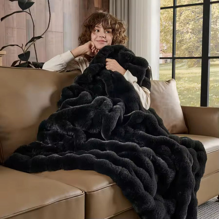 Ultra Soft Faux Fur Blanket