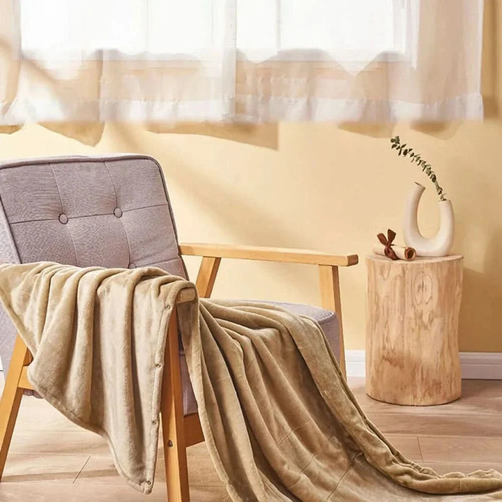 Compact USB Heated Throw Blanket, Low to High Heat – Plushridge
