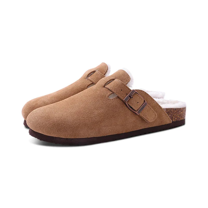 Plushridge™ Women's Lined Clog Slippers with Non-Slip Indoor-Outdoor Sole