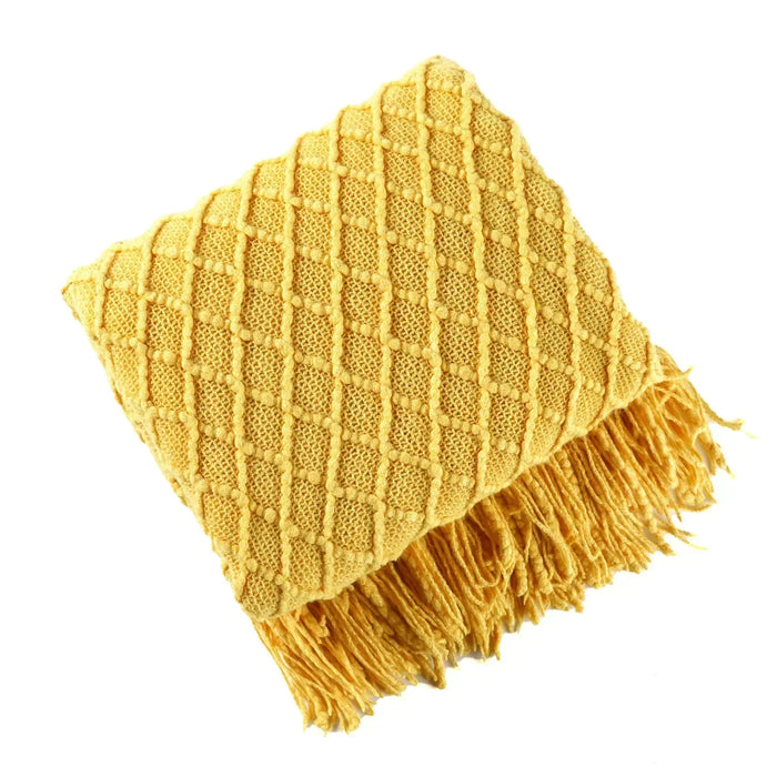 Plushridge™ Chunky Knit Throw Blanket with a Soft Cashmere-Like Feel