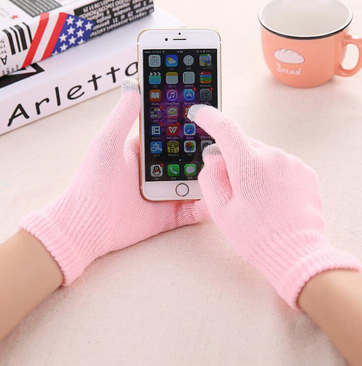 Waterproof Touchscreen Winter Gloves with Fluffy Fleece Lining