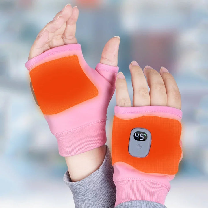 Plushridge™ Rechargeable Heated Fingerless Gloves