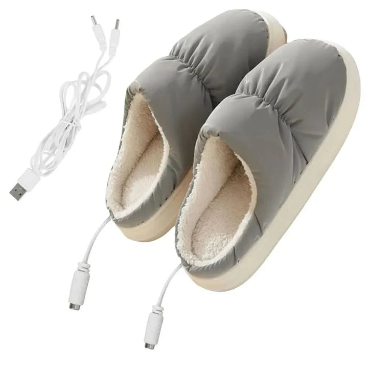 Plushridge™ Electric Heated Slippers with 3 Warmth Settings