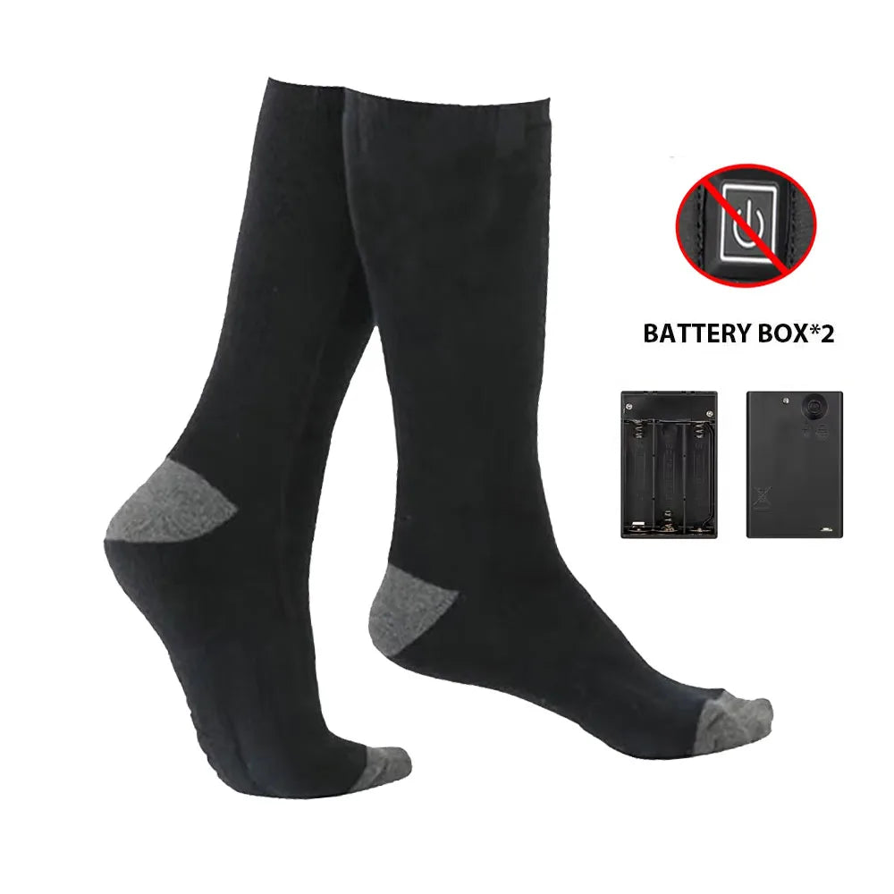 Plushridge™ Battery Heated Socks with Toe and Sole Warmth up to 55°C