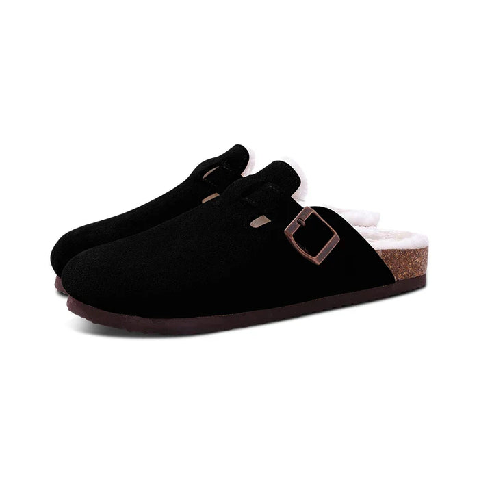 Plushridge™ Women's Lined Clog Slippers with Non-Slip Indoor-Outdoor Sole