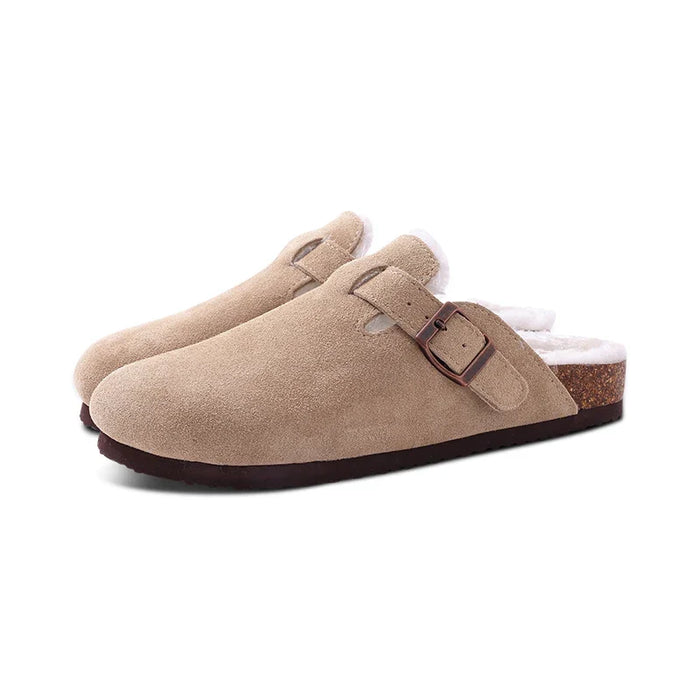 Plushridge™ Women's Lined Clog Slippers with Non-Slip Indoor-Outdoor Sole
