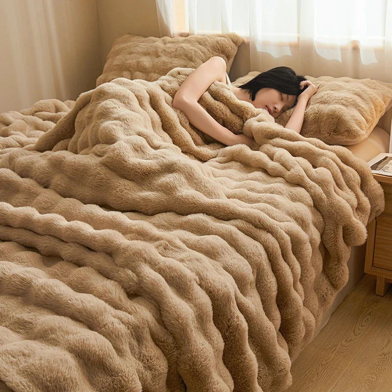 Ultra Soft Faux Fur Blanket