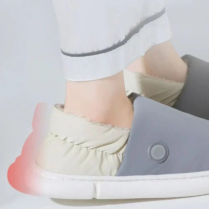 Plushridge™ Electric Heated Slippers with 3 Warmth Settings