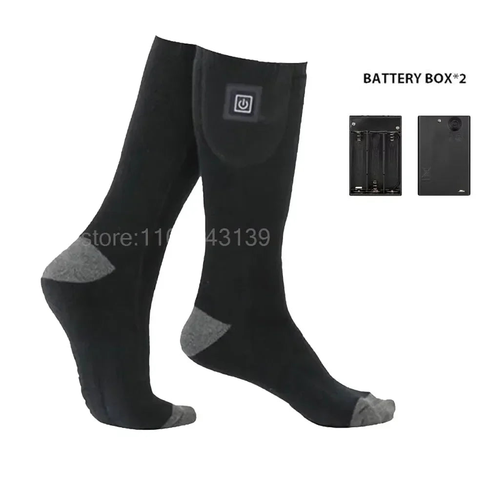 Plushridge™ Battery Heated Socks with Toe and Sole Warmth up to 55°C