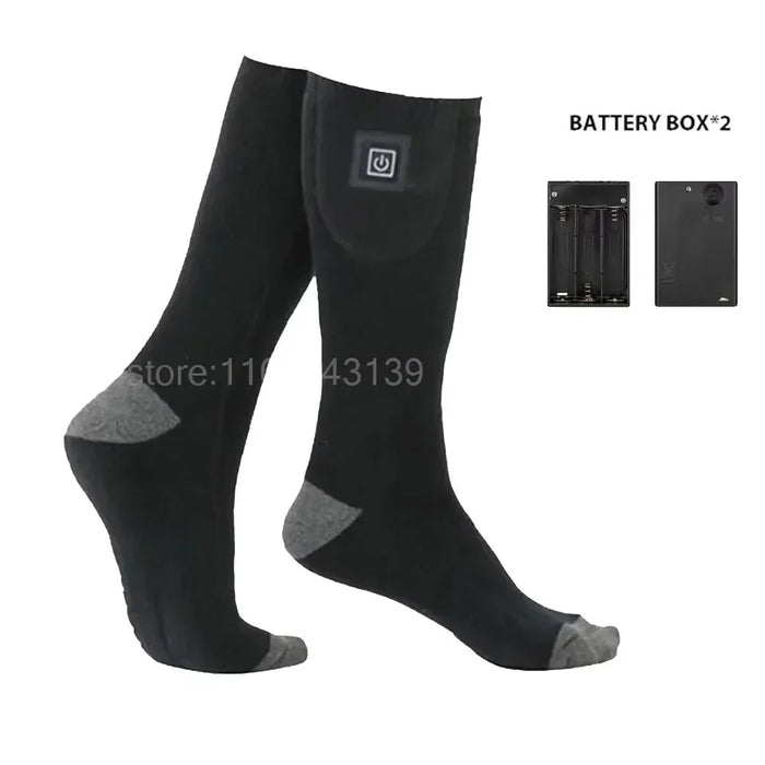 Plushridge™ Battery Heated Socks with Toe and Sole Warmth up to 55°C