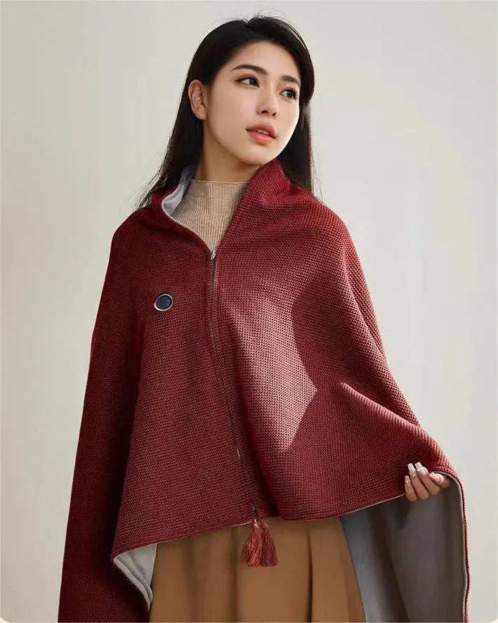 Plushridge™ USB Heated Scarf Wrap with 3 Heat Settings