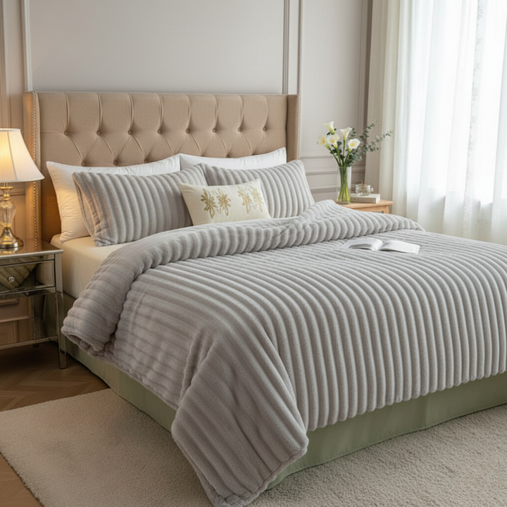 Plush Velour Throw Blanket That Feels Softer Than Fleece