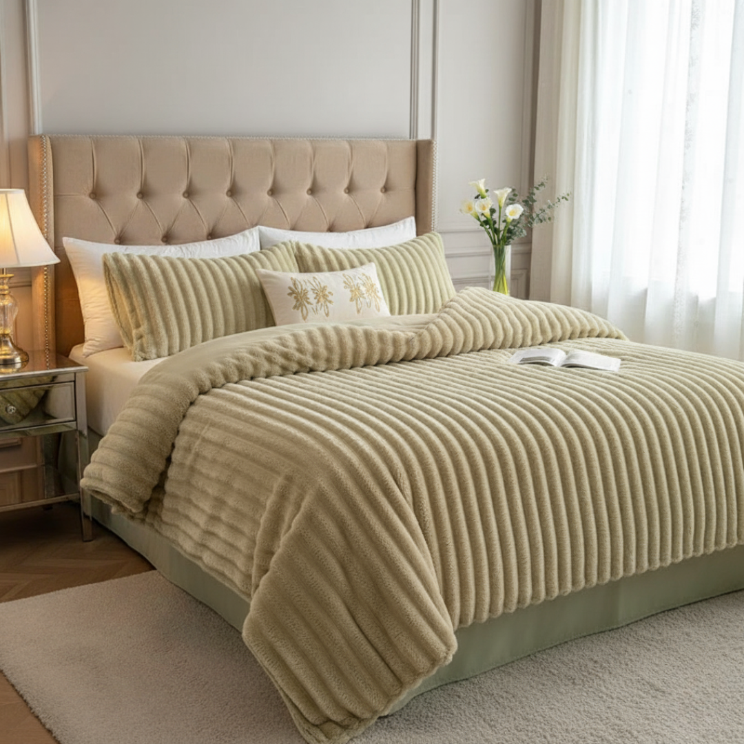 Plush Velour Throw Blanket That Feels Softer Than Fleece