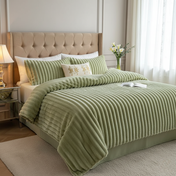 Plush Velour Throw Blanket That Feels Softer Than Fleece