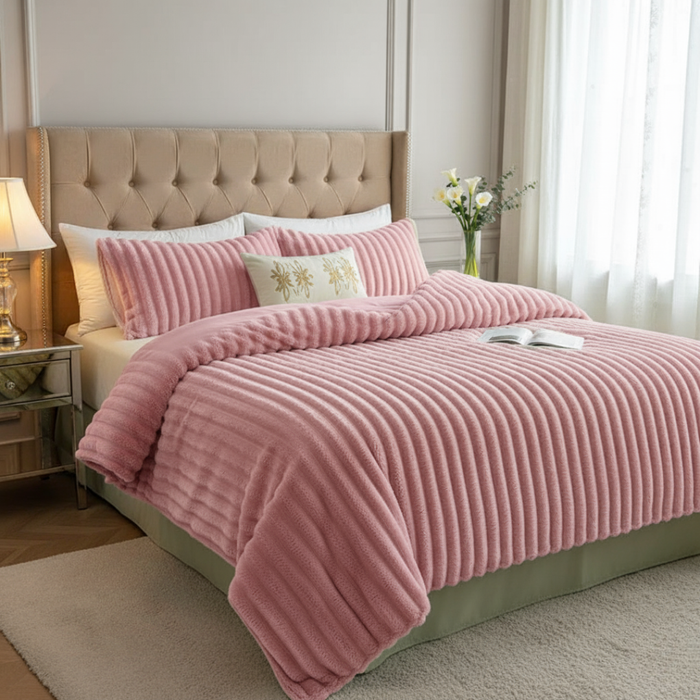 Plushridge™ Plush Velour Throw Blanket That Feels Softer Than Fleece