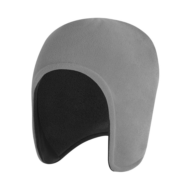 Polar fleece cap with ear flaps