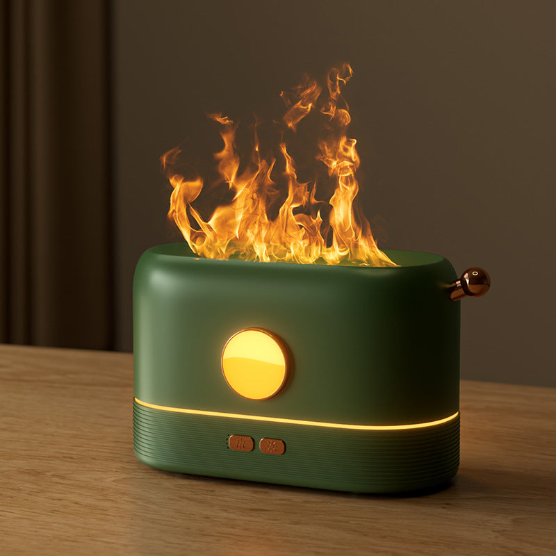 USB Simulation Flame Humidifier, 200 ml Desktop Diffuser