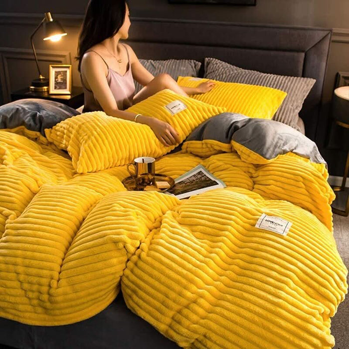 Plushridge™ Fleece Winter Duvet Cover – Soft, Warm and Easy to Wash
