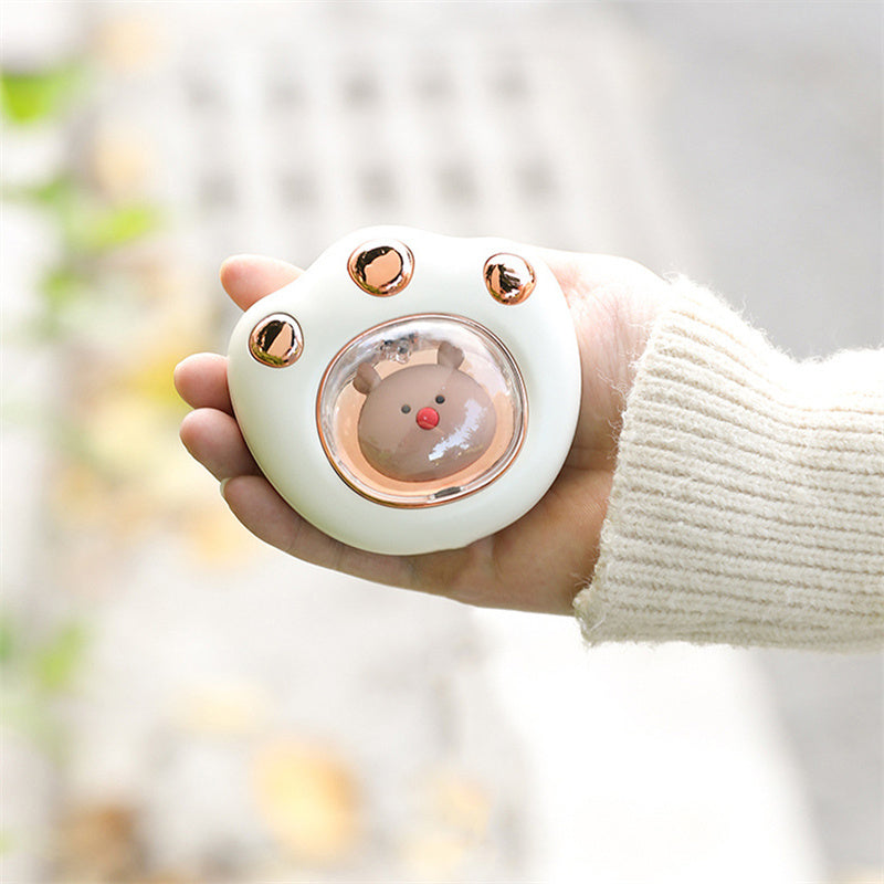 Cat paw shaped rechargeable hand warmer