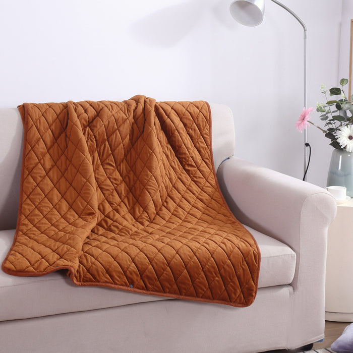 Plushridge USB heated throw blanket in plush velvet – 39 x 55 in