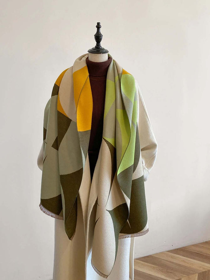 Women’s Reversible Winter Scarf – Soft &amp; Warm Wrap
