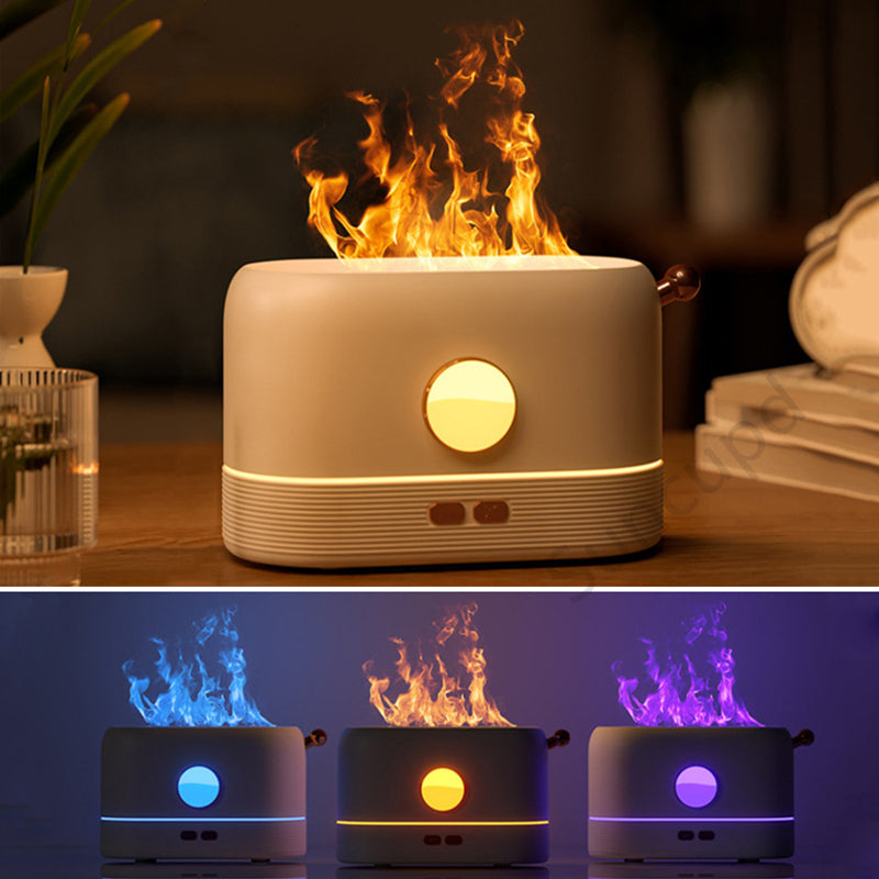 USB Simulation Flame Humidifier, 200 ml Desktop Diffuser