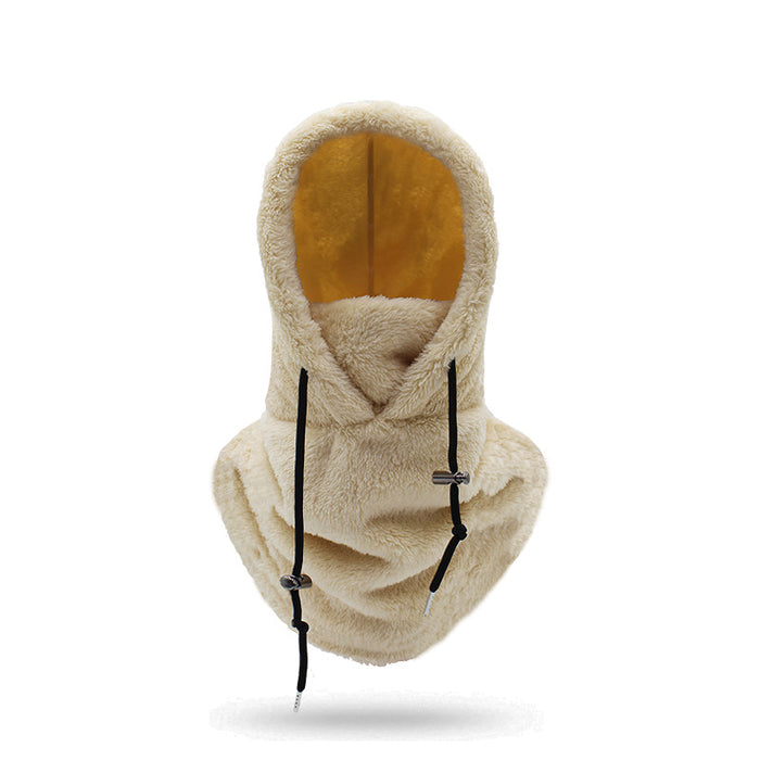 Plushridge Plush Hooded Balaclava with Attached Neck Scarf