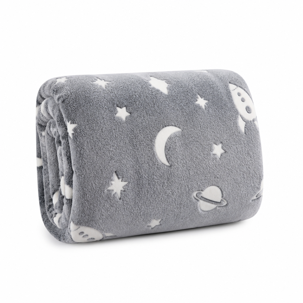 Leuchtende weiche Flanell-Kinderdecke