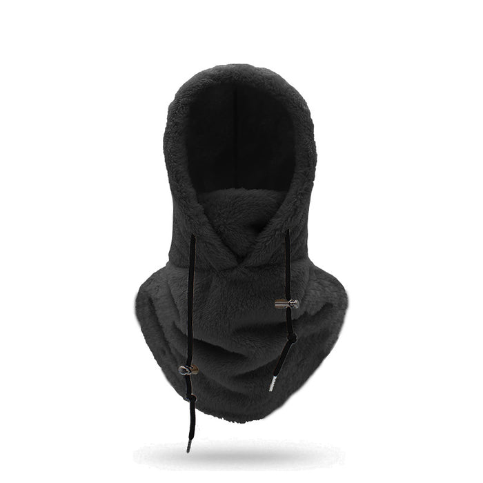Plushridge Plush Hooded Balaclava with Attached Neck Scarf