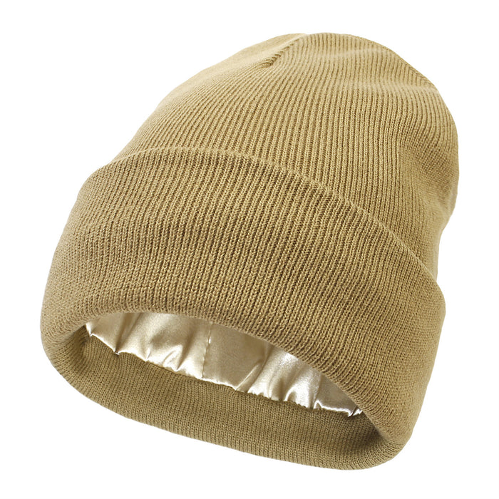 Plushridge Satin-Lined Cuffed Knit Beanie in 11 Colors