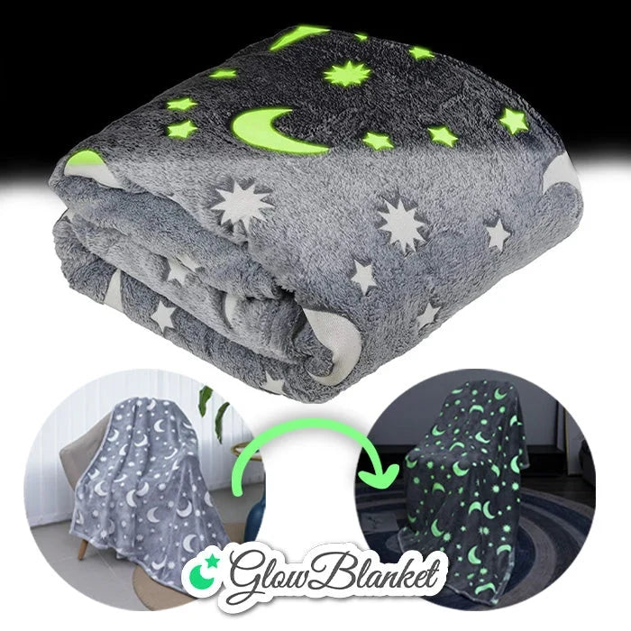 Leuchtende weiche Flanell-Kinderdecke