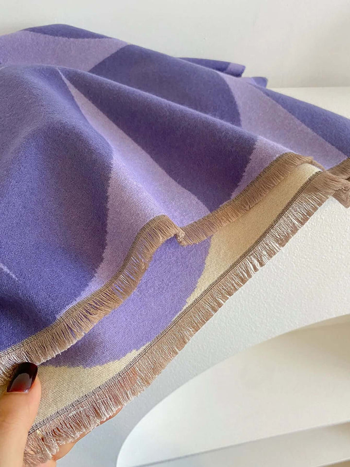 Women’s Reversible Winter Scarf – Soft &amp; Warm Wrap