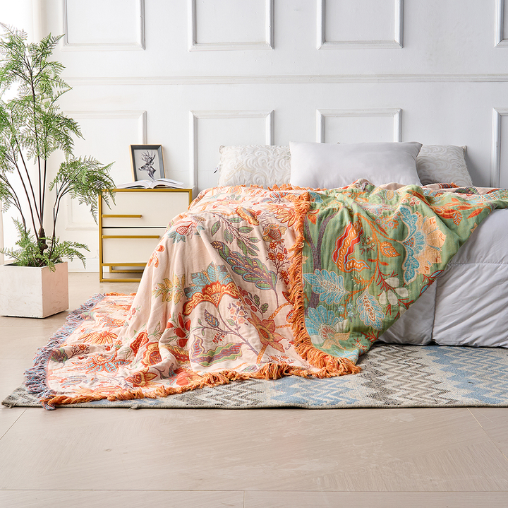 Cozy Throw Blanket Gentle, Non‑Irritating Weave for All‑Season Use