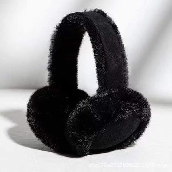 Plush Earmuffs Headband with Padded, Comfortable Fit