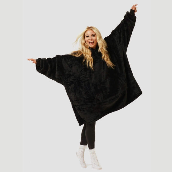 Plushridge™ Sherpa Blanket Hoodie – Oversized Cozy Warmth, One Size