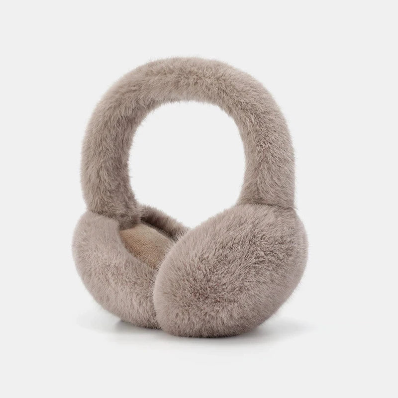 Plush Foldable Earmuffs That Stay Put on Windy Days
