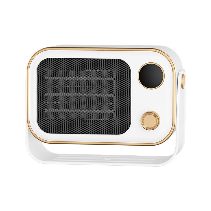 Retro wall mounted ceramic fan heater