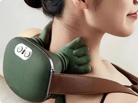Plushridge Cordless Neck and Shoulder Kneading Massager with Heat