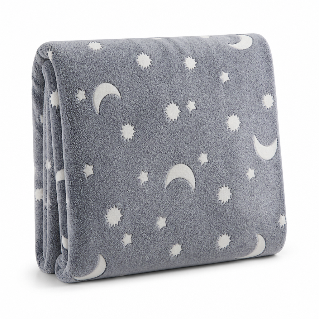 Leuchtende weiche Flanell-Kinderdecke