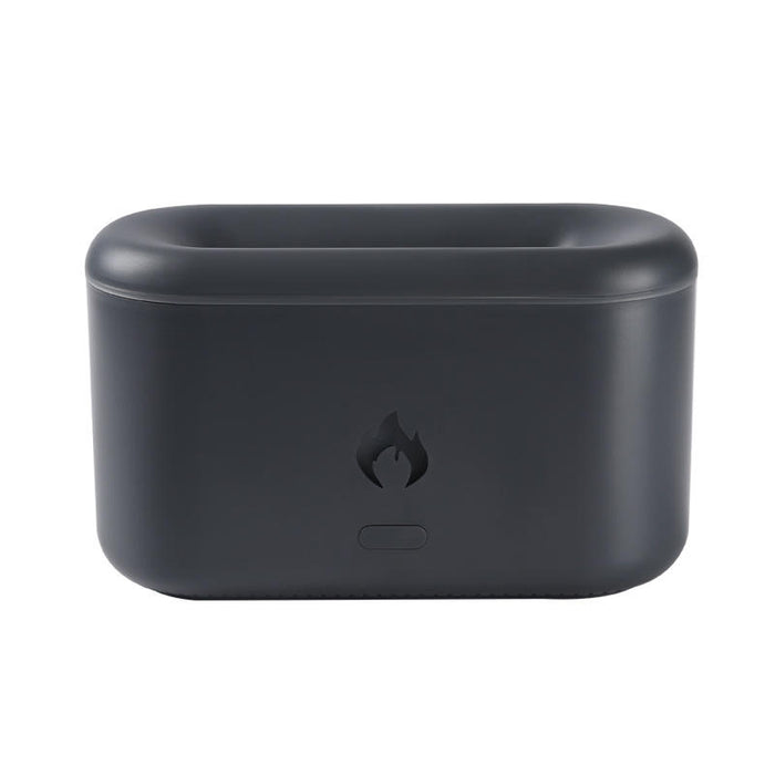Plushridge 3D flame humidifier with 300 ml tank and soft cool mist