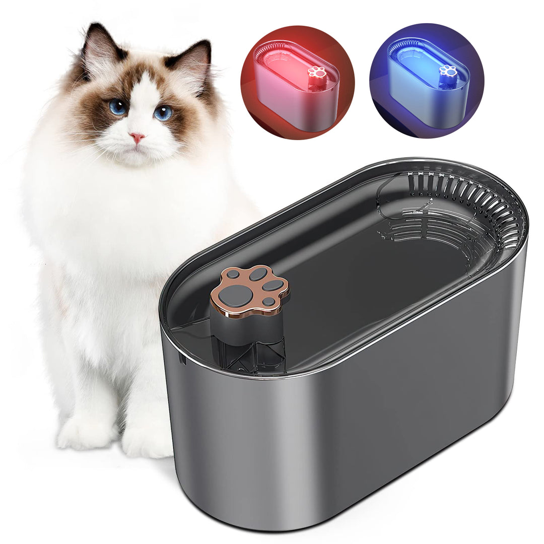 3L pet water fountain with LED light
