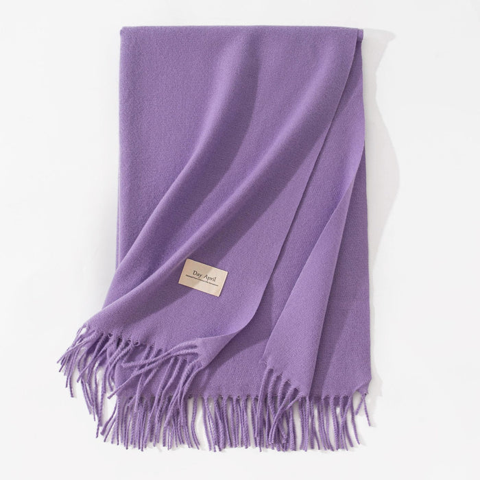 Plushridge Wide Faux Cashmere Scarf Shawl in 20 Colors