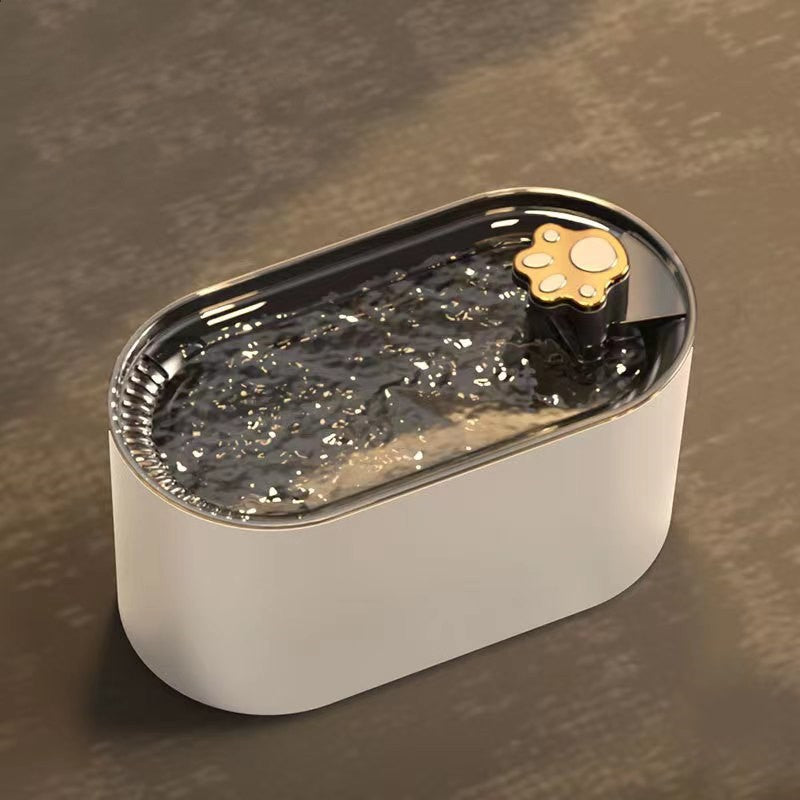 3L pet water fountain with LED light
