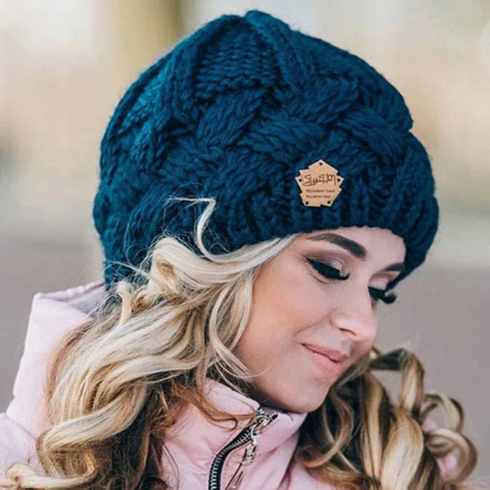 Plushridge™ Soft Knitted Wool Blend Beanie for Everyday Warmth