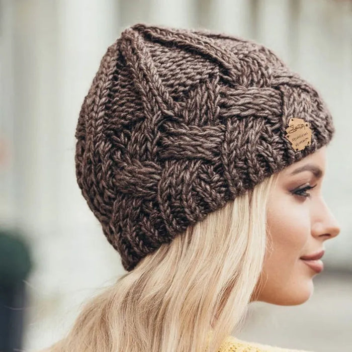 Plushridge™ Soft Knitted Wool Blend Beanie for Everyday Warmth